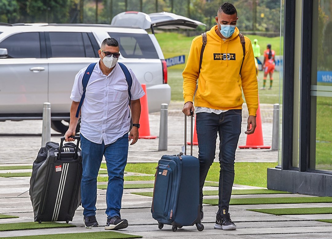 Álvaro Montero, del DEPORTES TOLIMA, en concentración de la Selección Colombia de cara al triple duelo eliminatorio