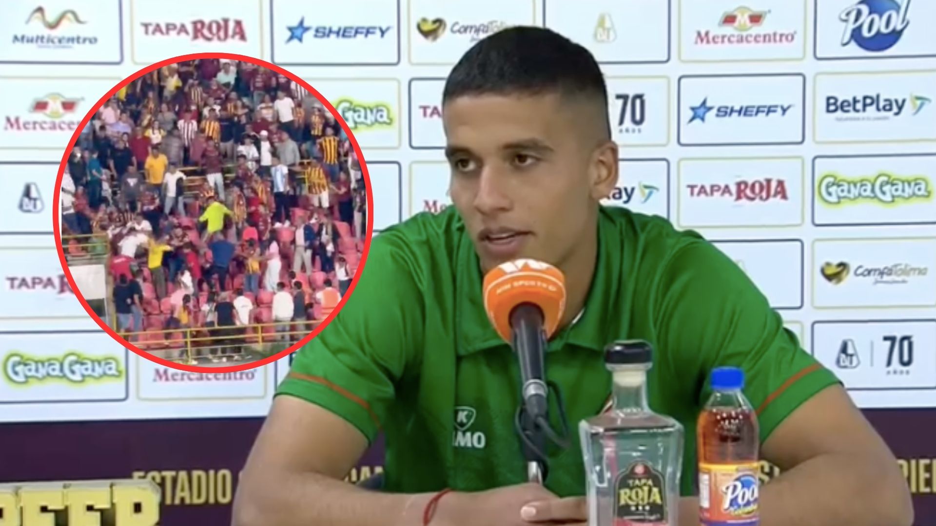 Hinchas del DEPORTES TOLIMA agredieron a familia de Andrés Alarcón, de Patriotas, en su visita al Murillo Toro: así denunció el jugador el lamentable hecho