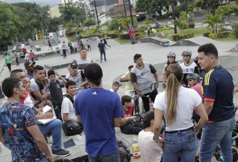 Gerente del Imdri prometió adecuaciones al Skate Park, ubicado en el centro de Ibagué