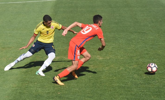 Y la cuenta cerró en 10: Alegría se despidió con gol del Sudamericano Sub-15, tras derrota de Colombia ante Chile