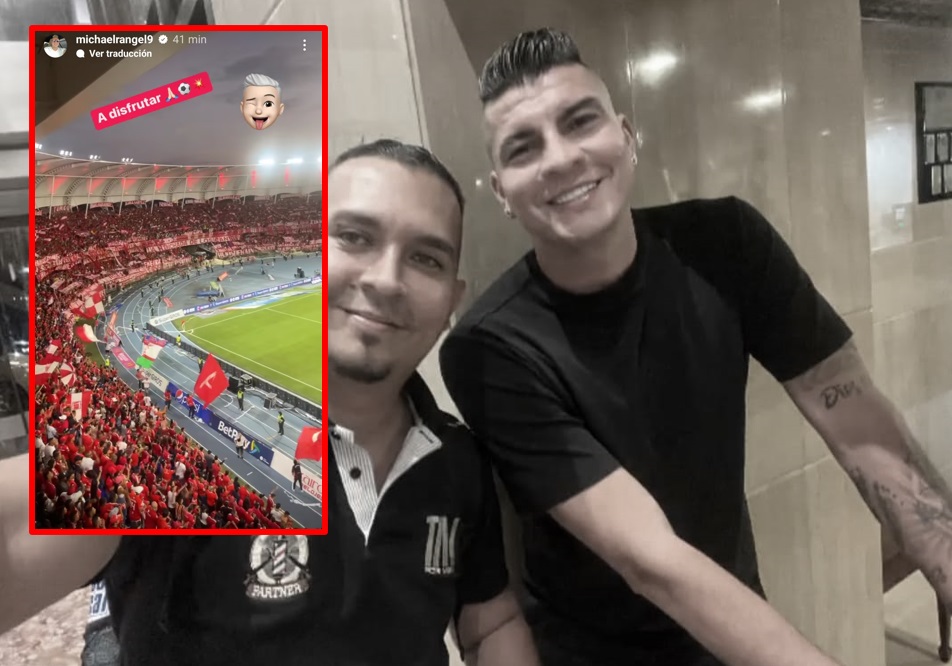 ¿Empezó el 'coqueteo' del 'Rompecorazones'? Michael Rangel ya superó al DEPORTES TOLIMA y se fue al Pascual a ver a su amado América