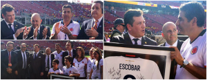 Homenajearon a Andrés Escobar en la previa de Colombia 2-0 Estados Unidos
