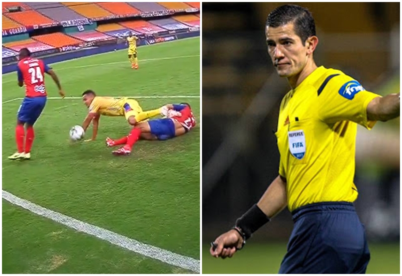 ¡Increíble! Árbitro que pitó gol con la mano, pitará el choque entre DEPORTES TOLIMA y Junior en el Murillo Toro