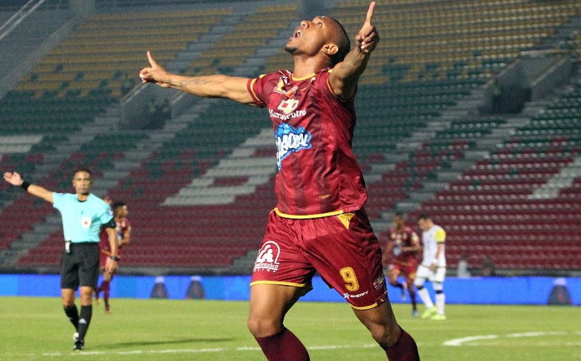 ¡Despertó el goleador! Ángelo Rodríguez volvió a marcar con DEPORTES TOLIMA después de 39 días