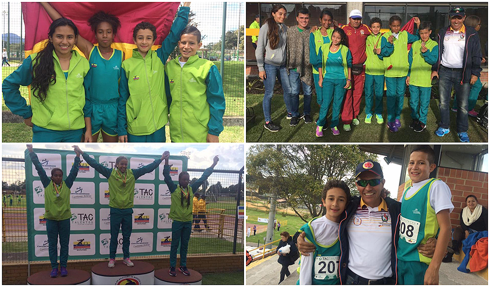 Cosecha de medallas del atletismo tolimense en Nacional Sub-14 de Bogotá