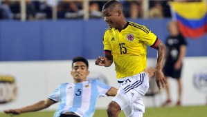 Con Barrios como titular, Colombia empató frente a Argentina en amistoso previo a los Olímpicos