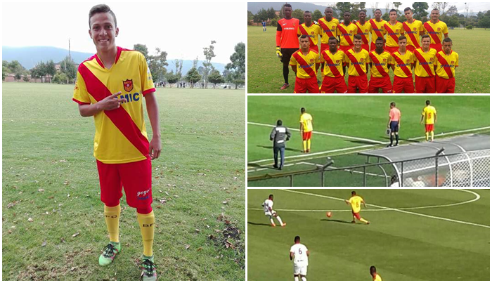 El Pijao Juan Pablo Parra debutó en el fútbol colombiano, con el Bogotá F.C.