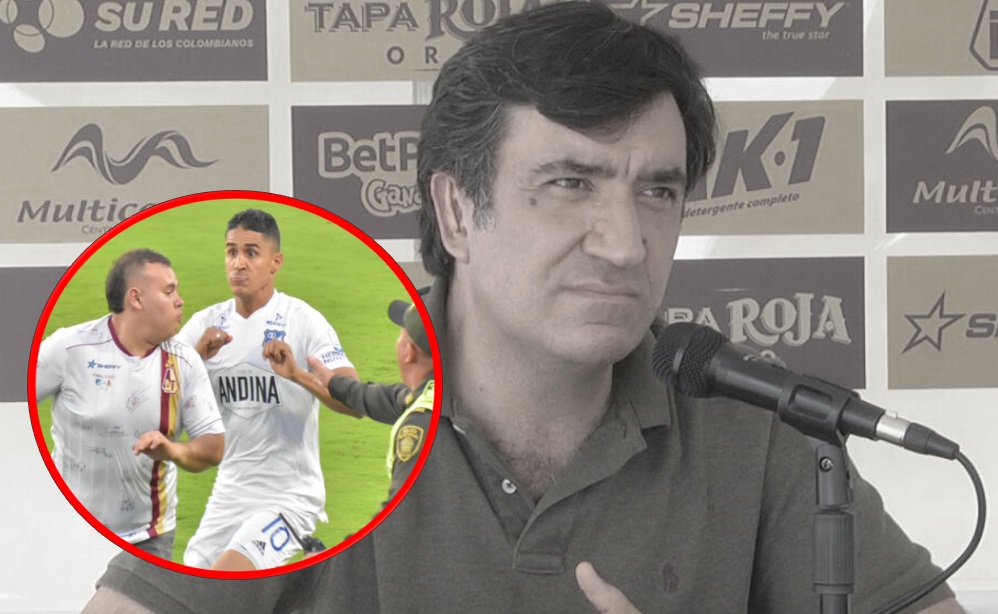 Presidente del DEPORTES TOLIMA calificó de riña la agresión mutua entre Daniel Cataño e hincha: "Para pelear se necesitan dos"