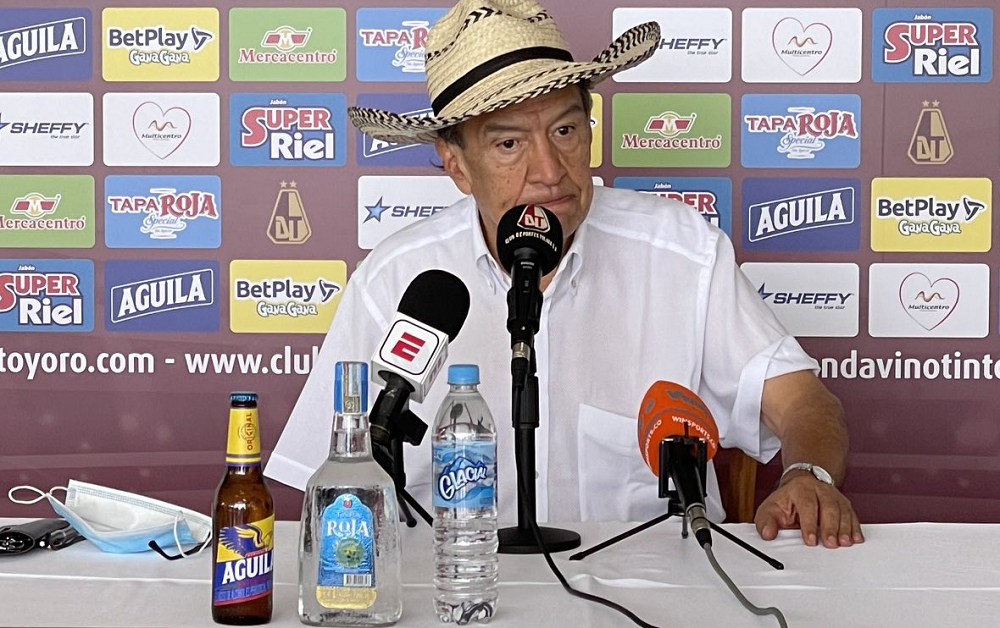 ¿En duda la permanencia del técnico campeón? Esto dijo Gabriel Camargo, presidente del DEPORTES TOLIMA, sobre el caso Hernán Torres