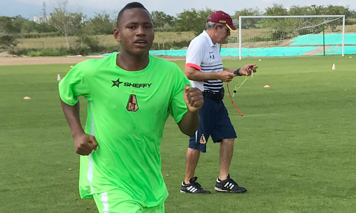 Jaminton Campaz ya entrena con la profesional del DEPORTES TOLIMA: Sería tenido en cuenta ante Tigres