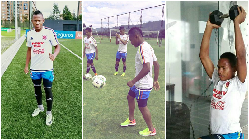 Campaz, del DEPORTES TOLIMA, figuró en el empate de Colombia ante Chile en el Sub-17