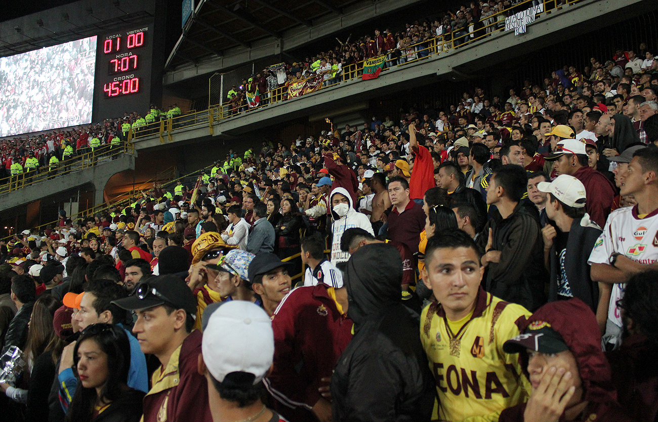 Esta será la tribuna que tendrán este miércoles los hinchas del DEPORTES TOLIMA en El Campín