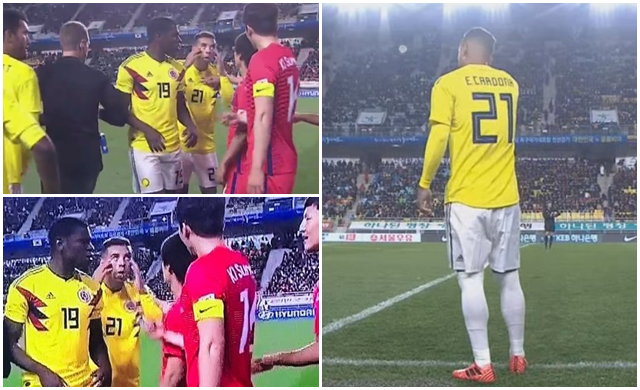 Cardona, en el 'Ojo del Huracán': Protagonizó acto de racismo en la caída de Colombia ante Corea del Sur