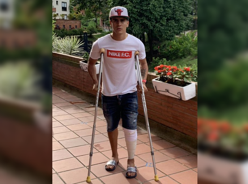 Cataño comenzó su recuperación, tras operación en su rodilla izquierda: Volveremos más fuertes