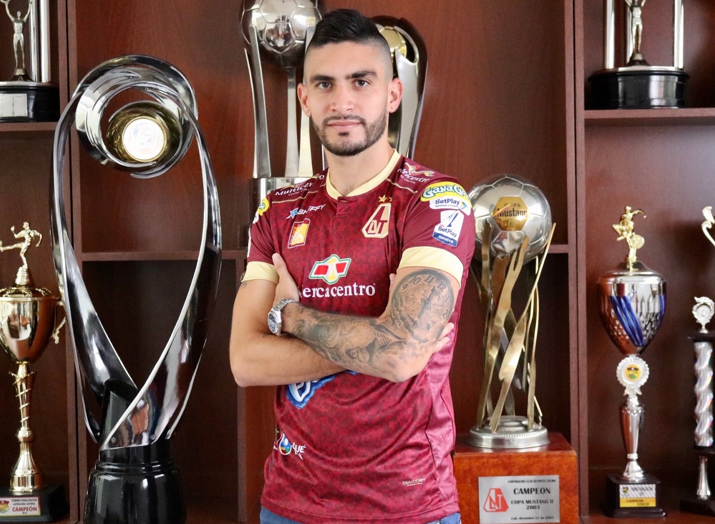 Así fue la presentación de Guillermo Celis como nuevo jugador del DEPORTES TOLIMA