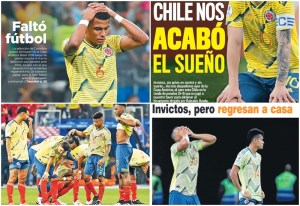 ¡Imperdible! Así tituló la prensa 'cafetera' la eliminación de Colombia en la Copa América 2019