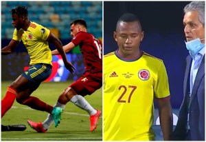 Con el debut de Jaminton Campaz, del DEPORTES TOLIMA, Colombia dividió honores ante la aguerrida Venezuela