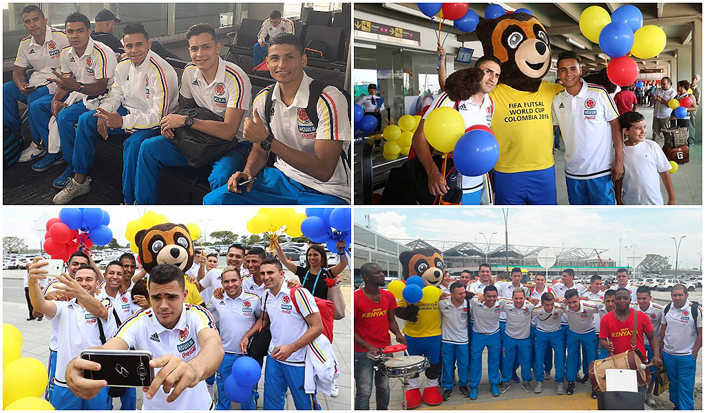 Selección Colombia de futsal ya está en Cali para su debut mundialista, con representación tolimense