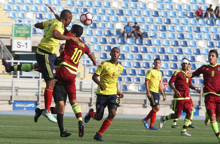 Colombia igualó ante Venezuela en el Hexagonal Final del Sub-17: Campaz, del DEPORTES TOLIMA, jugó