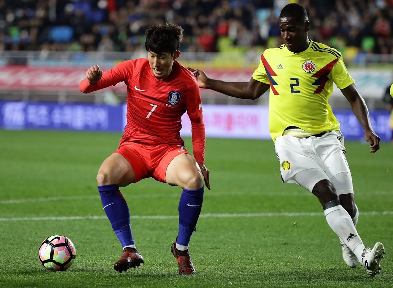Colombia cayó ante Corea del Sur, en primero de los dos amistosos de la gira asiática