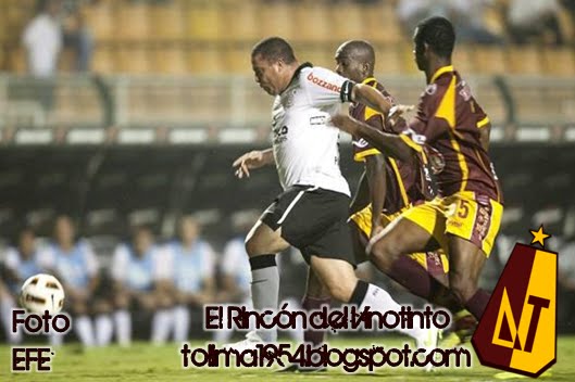 Deportes Tolima sacó un empate de ´Oro´ en su visita a Corinthians: 0-0
