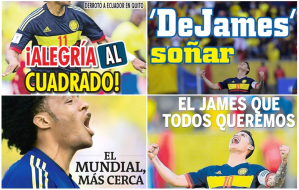 Así registró la prensa nacional la victoria de Colombia ante Ecuador en Quito