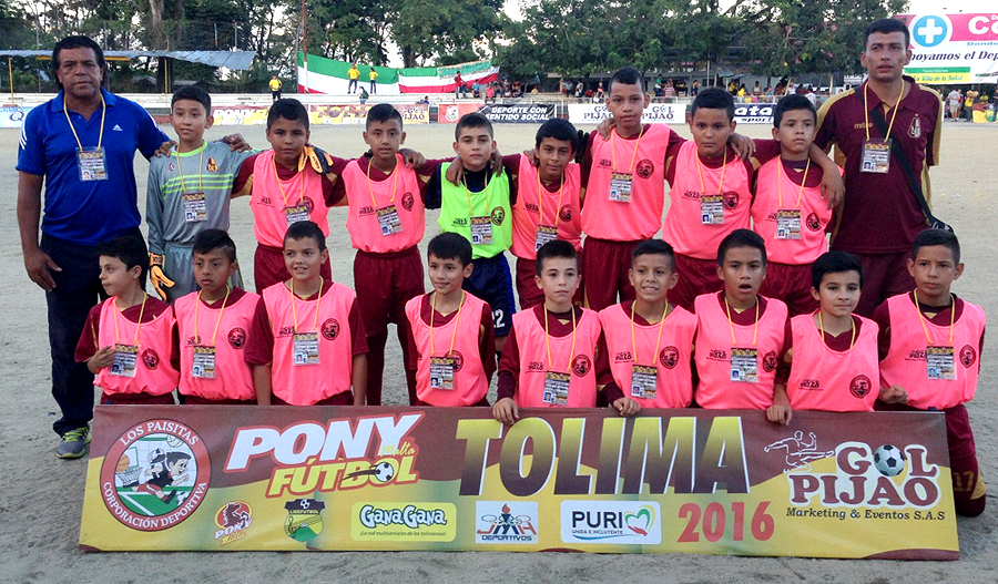 DEPORTES TOLIMA, finalista del clasificatorio de Ponyfútbol en Ibagué