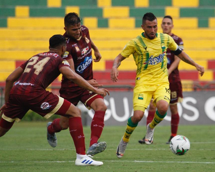 DEPORTES TOLIMA y un punto agridulce: Gracias a Montero se salvó de perder en su visita al Bucaramanga