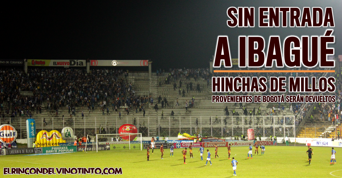 ¡Ojo! Estas son las medidas de seguridad para DEPORTES TOLIMA - Millos