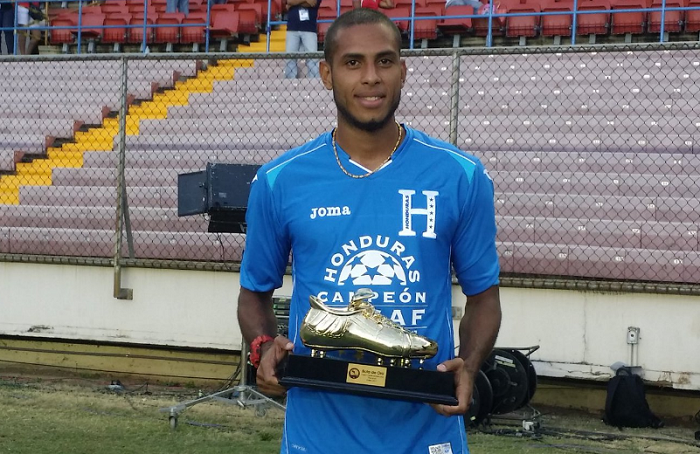 Eddie Hernández, del DEPORTES TOLIMA, campeón y goleador con Honduras de la Copa Centroamericana