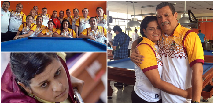 Las damas sacan la cara por el Tolima en Nacional de Billar Pool: Edna Vargas ya tiene dos oros