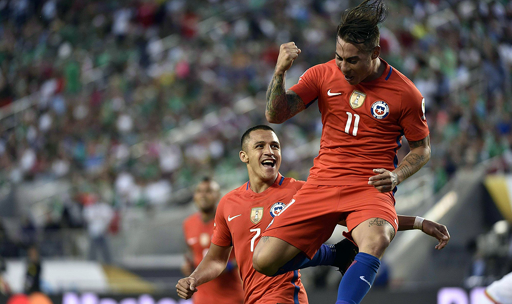 Chile, que le dio una 'paliza' a México, será el rival de Colombia en la semifinal de la Copa América