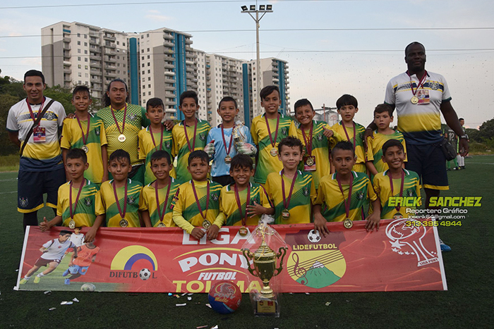 La Liga Ponyfútbol ya tiene su campeón Baby Masculino en el Tolima