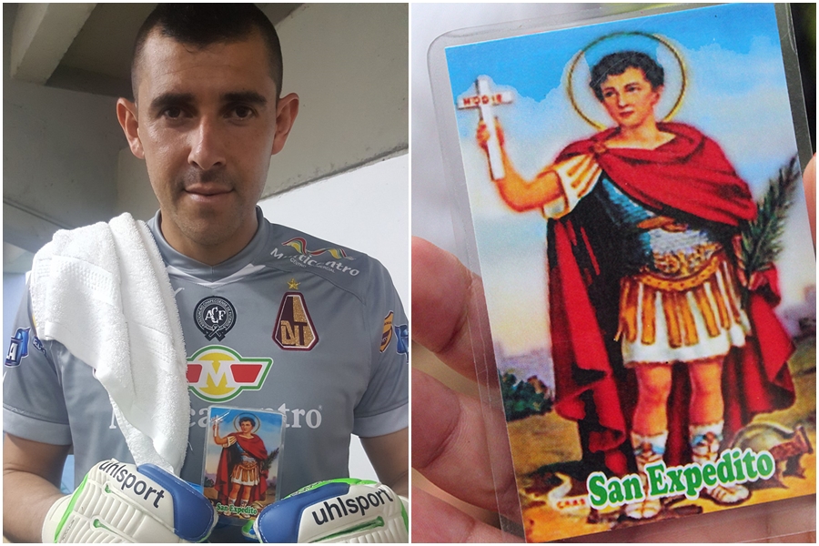 San Expedito, el patrono de Joel Silva en la final de la Liga Águila 2 2016