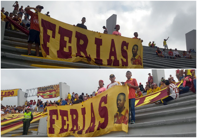La postal: El hijo de Elson Becerra alentó al DEPORTES TOLIMA desde la popular, en el 1-0 ante Equidad