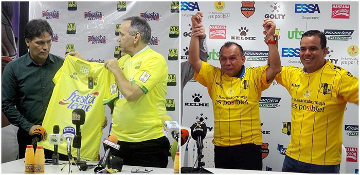 El fútbol profesional de Santander centra sus esperanzas en dos tolimenses: Flabio Torres y Jorge Luis Bernal