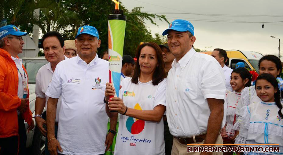 Así fue la llegada del fuego deportivo de los Juegos Nacionales a Ibagué