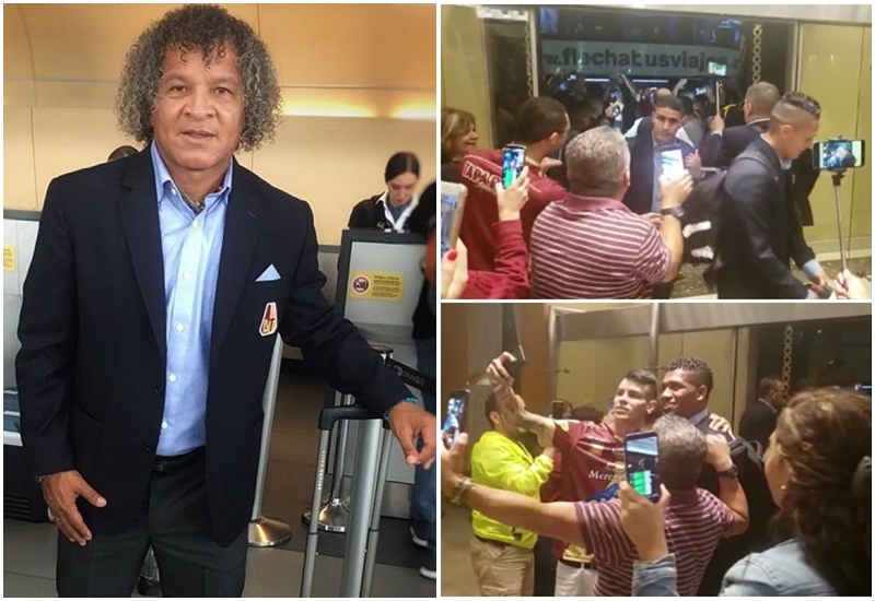 Gamero, sorprendido por el recibimiento de los hinchas de DEPORTES TOLIMA en Buenos Aires