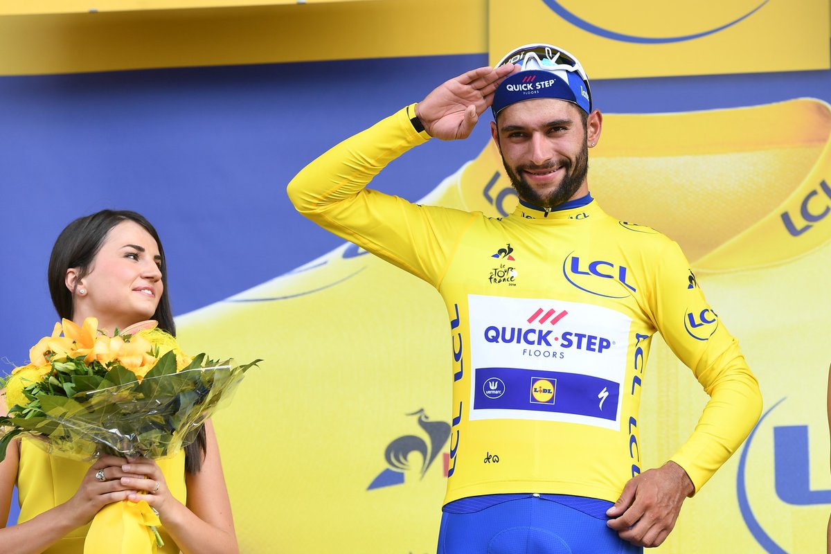 ¡Con pie derecho! El colombiano Fernando Gaviria es el primer líder del Tour de Francia 2018