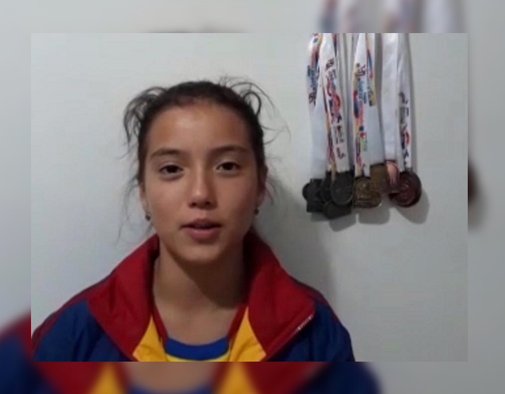 Joven ibaguereña compite en Sudamericano de Gimnasia Artística de Perú