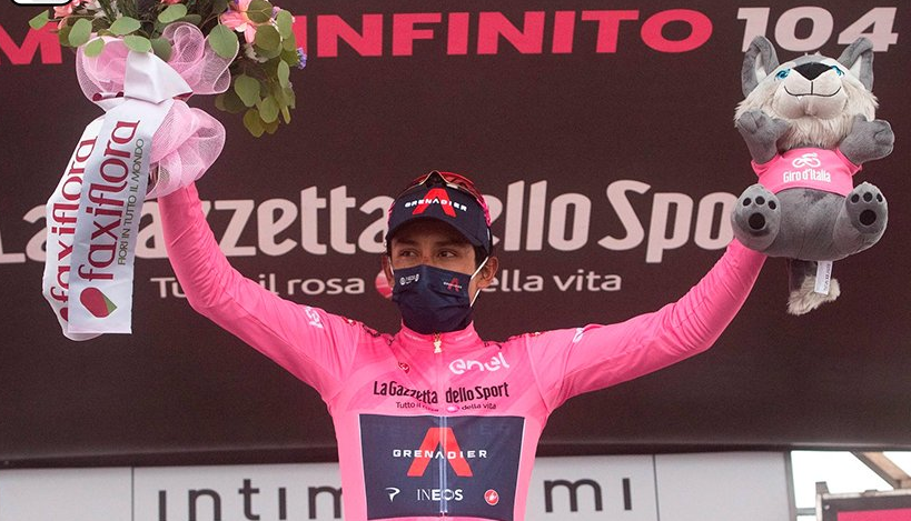¡Egan Bernal, indestronable! Ganó su segunda etapa en el Giro de Italia 2021 y se acercó al título