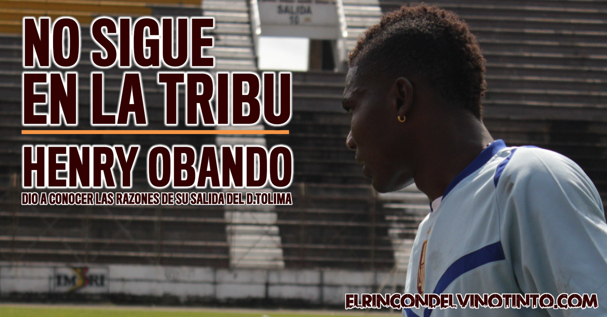 Henry Obando habló de su salida del DEPORTES TOLIMA