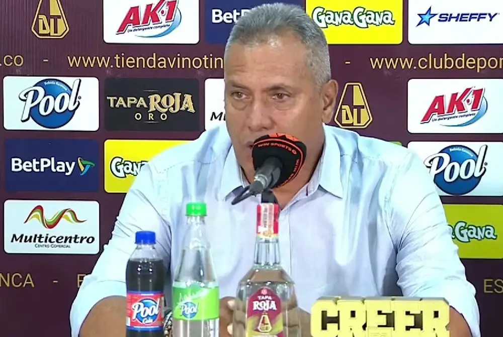 Hernán Torres dejó de ser el técnico del DEPORTES TOLIMA: escandalosa derrota ante Boyacá Chicó colmó la paciencia del club