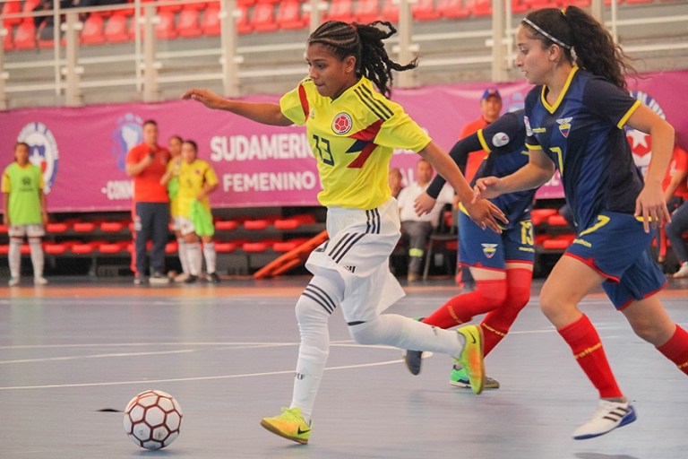 Con la 'Pijao' Ehymi Hernández, Colombia fue cuarta del Sudamericano Sub-20 de Futsal Femenino
