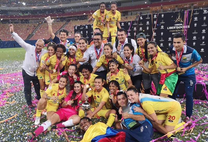 Con gol de la tolimense Gavy Santos, Huila se coronó campeón de la Copa Libertadores Femenina
