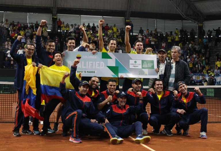 Con un Galán inspirado, Colombia venció a Argentina y jugará la fase final de la Copa Davis