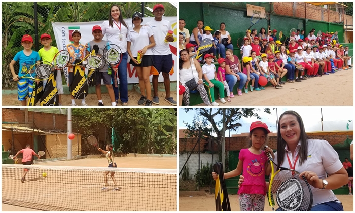 Se celebró el Día del Tenista de Campo en Ibagué, por parte del Imdri