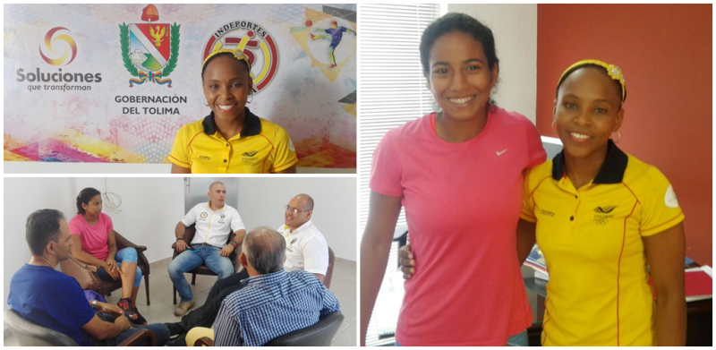 Íngrit Valencia y Giseth Montaño, primeras deportistas de élite apoyadas por Indeportes Tolima