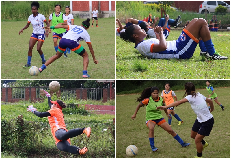 ¡Insólito! En un 'potrero' entrenan las jugadoras del DEPORTES TOLIMA, ad portas del debut en la Liga Femenina 2019