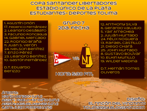 Copa Libertadores 2011: Estudiantes de La Plata Vs. Deportes Tolima en detalle